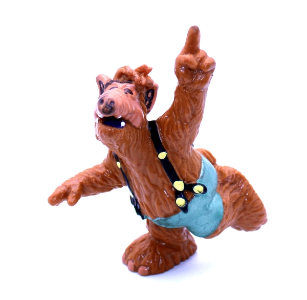 ALF Vintage Figur von Bullyland: Alf in Lederhosen